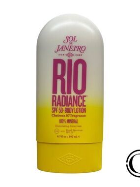 Sol de Janeiro Rio Radiance Body Lotion SPF 50, 200 ML, 6.7 Fl Oz Full Size NWOB